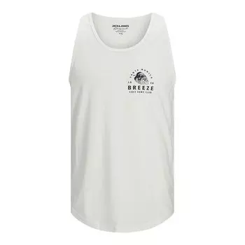 Футболка Jack & Jones Breezy Graphic sleeveless T-shirt, белый