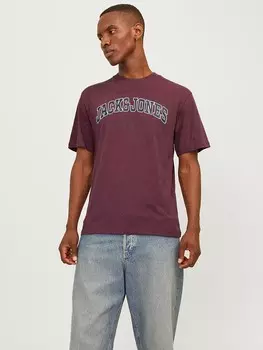 Футболка Jack & Jones Caleb, цвет pflaume