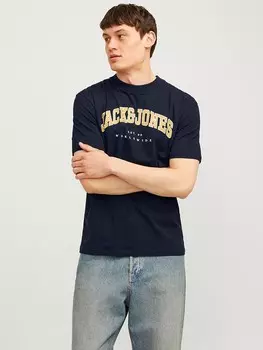 Футболка Jack & Jones Caleb, темно-синий