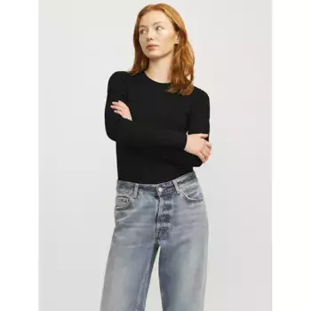 Футболка Jack & Jones Celine Gigi Str Solid JJXX, черный