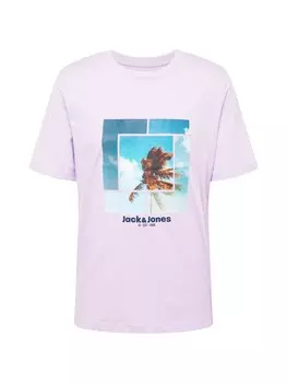Футболка JACK & JONES CELLOX, сиреневый