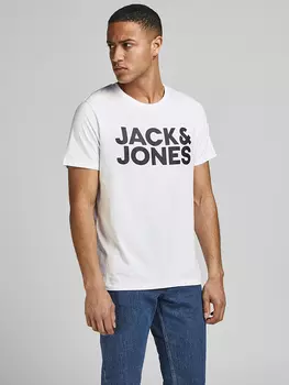 Футболка Jack & Jones Corp, белый