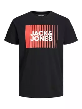 Футболка JACK & JONES CORP, черный