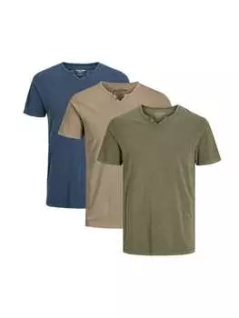 Футболка Jack & Jones, цвет blau/beige/grn