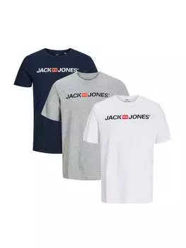 Футболка Jack & Jones, цвет blau/grau/wei