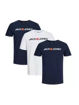 Футболка Jack & Jones, цвет blau/wei