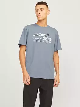 Футболка Jack & Jones, цвет blaugrau