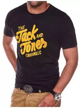 Футболка Jack & Jones, цвет schwarz/gelb