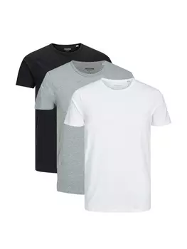 Футболка Jack & Jones, цвет schwarz/grau/wei
