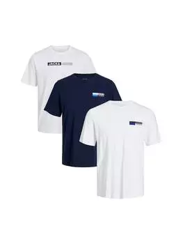 Футболка Jack & Jones, цвет wei/blau