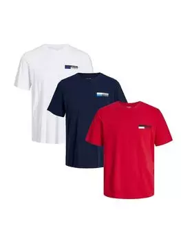 Футболка Jack & Jones, цвет wei/blau/rot