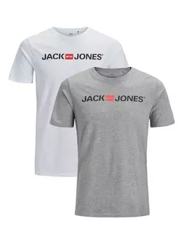 Футболка Jack & Jones, цвет wei/grau