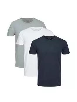 Футболка Jack & Jones, цвет wei/grau/blau