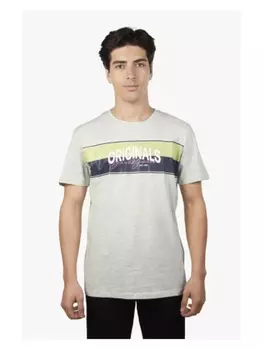 Футболка Jack & Jones, цвет wei/wei/grau