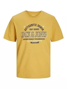 Футболка JACK & JONES, цвет yellow gold
