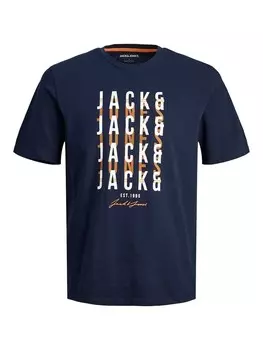 Футболка Jack & Jones Delvin, темно-синий