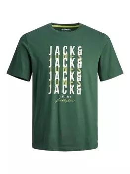 Футболка Jack & Jones Delvin, зеленый