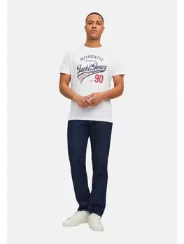 Футболка Jack & Jones ETHAN CREW NECK 3er Pack, разноцветный