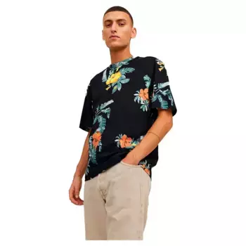 Футболка Jack & Jones Flores Aop, черный