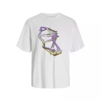 Футболка Jack & Jones Flower Text Gc, белый