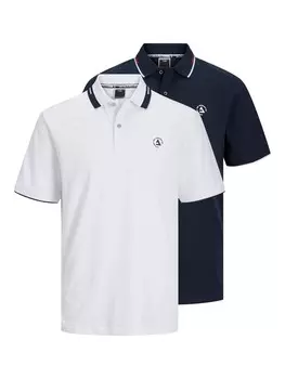 Футболка JACK & JONES HASS, цвет Navy/White