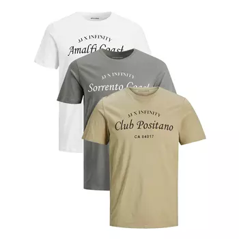 Футболка Jack & Jones INFINITY Multipack, цвет HILL 3er Pack
