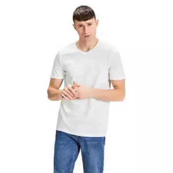 Футболка Jack & Jones Jacbasic V-Neck 2 Units, белый