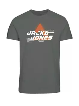 Футболка Jack & Jones "JCOPHOTO TEE SS CREW NECK FST", зеленый