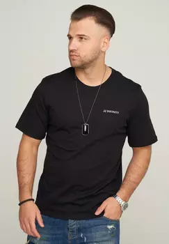 Футболка Jack & Jones JCOROUND INFINITY, черный