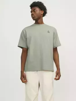 Футболка Jack & Jones "JCOTRIANGLE SUMMER TEE SS CREW NECK SN", цвет Desert Sage