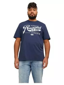 Футболка Jack & Jones Jeans 23/24 Plus Short , синий
