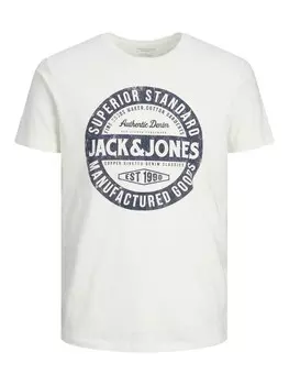 Футболка JACK & JONES JEANS, белый