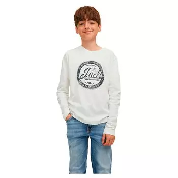 Футболка Jack & Jones Jeans Long Sleeve O Neck, бежевый