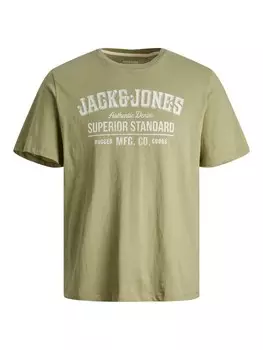 Футболка JACK & JONES JEANS, оливковый