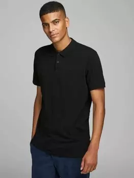Футболка Jack & Jones JJEBASIC POLO SS NOOS, черный