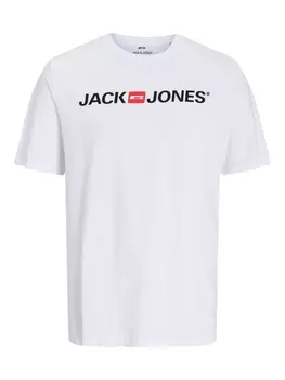 Футболка Jack & Jones JJECOPR OLD LOGO, белый