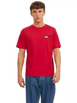 Футболка Jack & Jones JJECORP LOGO, красный