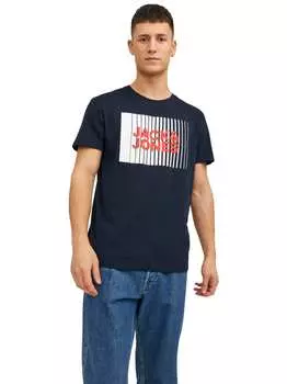 Футболка Jack & Jones JJECORP LOGO, синий