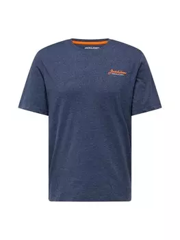 Футболка JACK & JONES JJERIK, цвет mottled blue