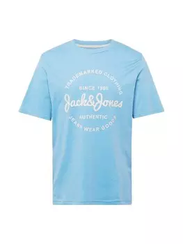 Футболка JACK & JONES JJFOREST, светло-голубой