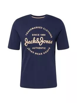Футболка JACK & JONES JJFOREST, темно-синий