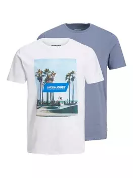 Футболка Jack & Jones JJGEM 2er PACK, цвет verschiedene