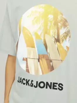Футболка Jack & Jones "JJNAVIN TEE SS CREW NECK", цвет Desert Sage