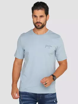 Футболка Jack & Jones JJSANCHEZ TEE SS CREW NECK, цвет Ashley Blue