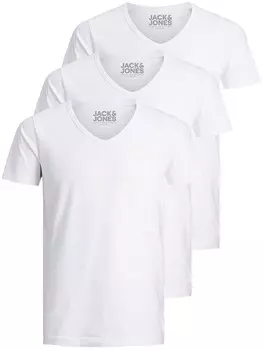 Футболка JACK & JONES JJV-Neck, белый