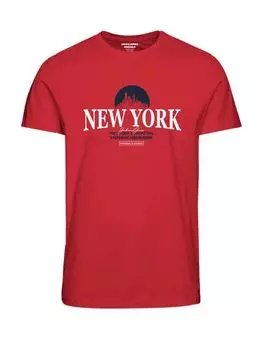 Футболка Jack & Jones JORBOOSTER, красный