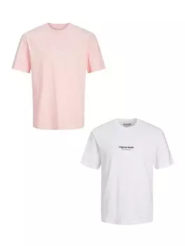 Футболка Jack & Jones JORVESTERBRO, цвет wei-rosa