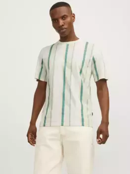 Футболка Jack & Jones "JPRBLAPALMA AOP SS ФУТБОЛКА С КРУГЛЫМ ВЫРЕЗОМ SN", зеленый