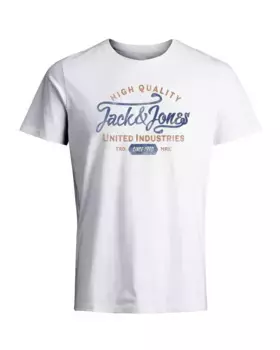 Футболка Jack & Jones "JPRBLULOUIE SS TEE CREW NECK FST LN", цвет Cloud Dancer