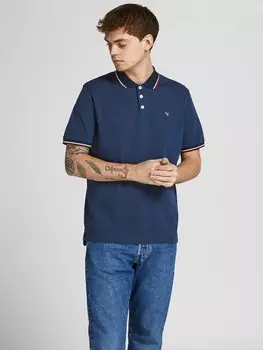 Футболка Jack & Jones JPRBLUWIN POLO SS NOOS, синий